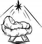 baby in a manger
